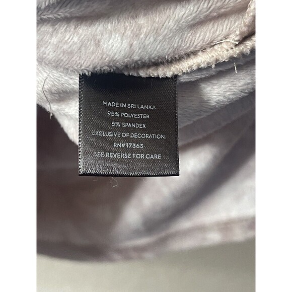SIMPLY VERA WANG Pink Hooded Extra Soft Velour Lounge Sleep Pullover Top Small - Picture 5 of 11